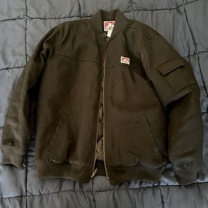 Mens BEN DAVIS bomber jacket LARGE